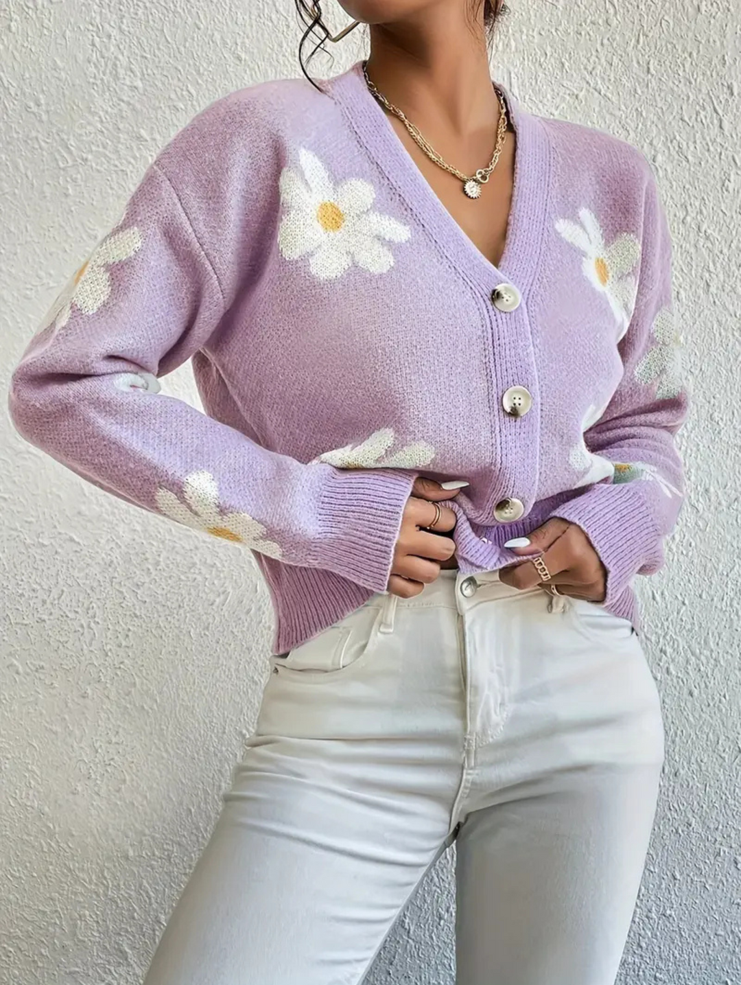 Daisy Knit Cardigan
