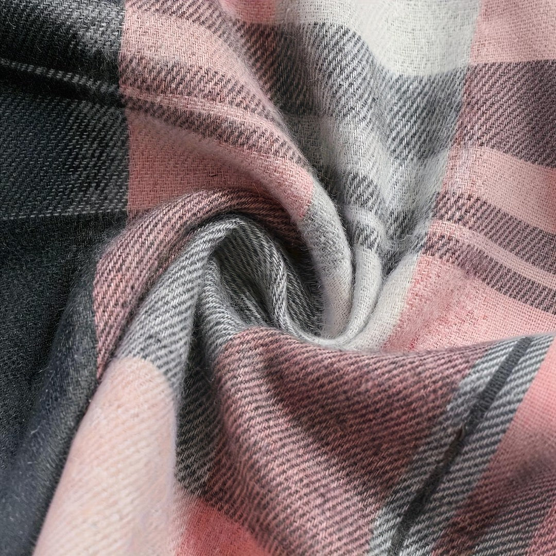 Hortensia™ | Long-Sleeve Check Shirt