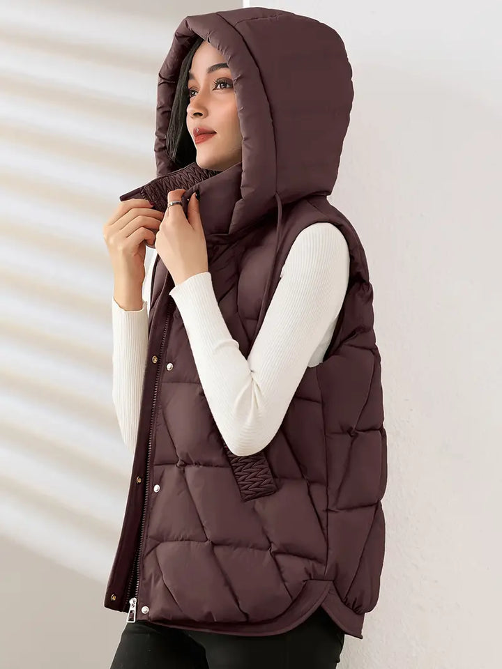 Aspen Hooded Puffer Vest