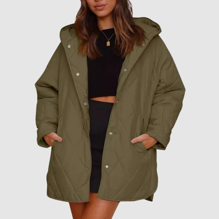 Kristýna – Oversized Hooded Winter Coat