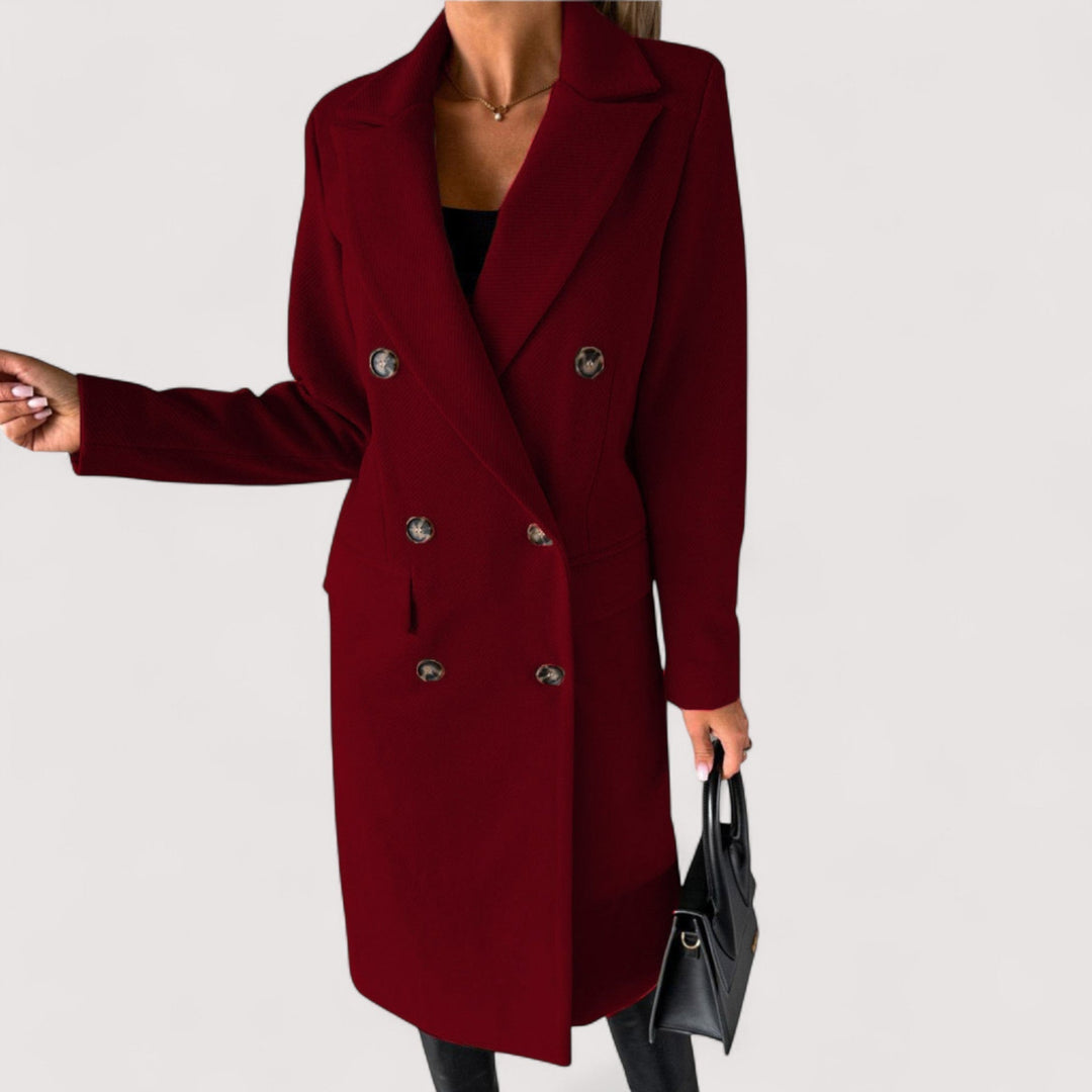 Purificación™ | Classic Double-Breasted Coat