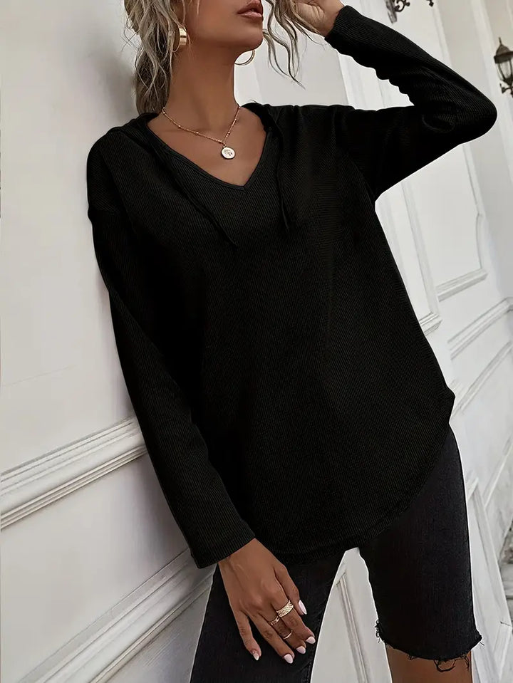 Calla Waffle Knit Hoodie
