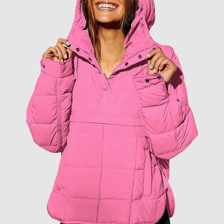 Anežka – Oversized Quilted Hooded Jacket