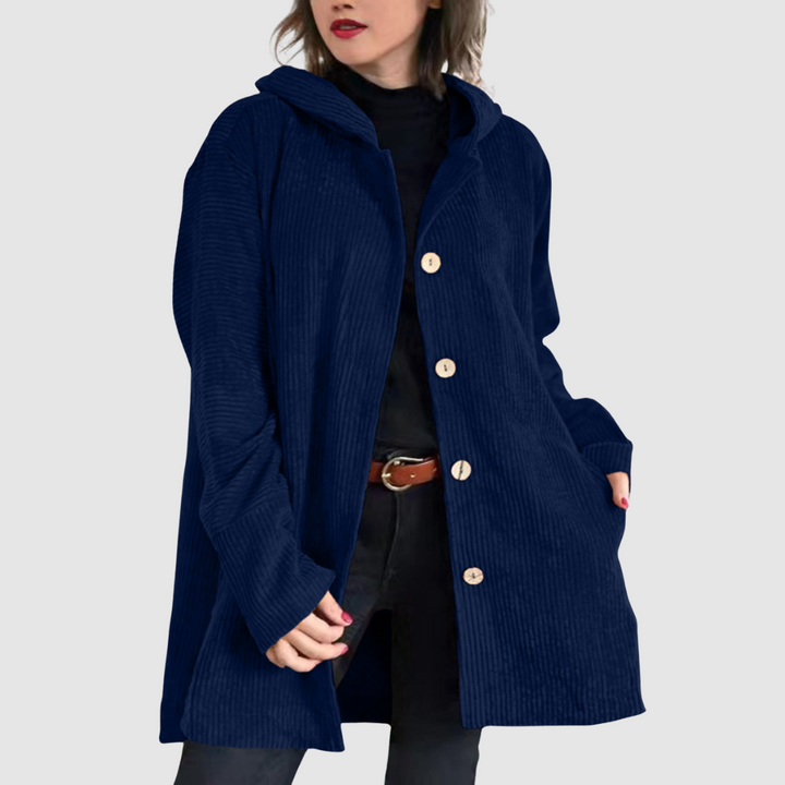 Stella – Velvet Hooded Jacket