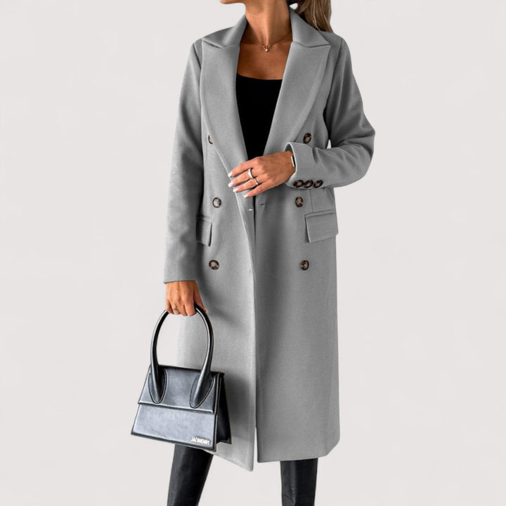 Purificación™ | Classic Double-Breasted Coat