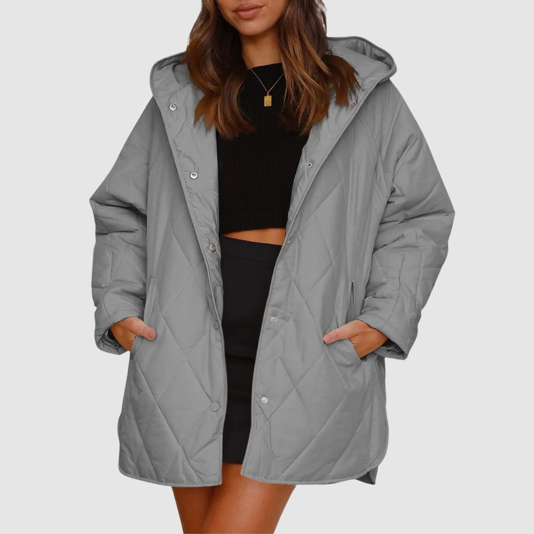 Kristýna – Oversized Hooded Winter Coat