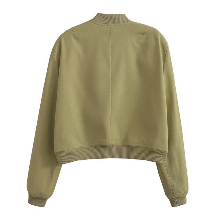 Amari Crop Bomber Jacket