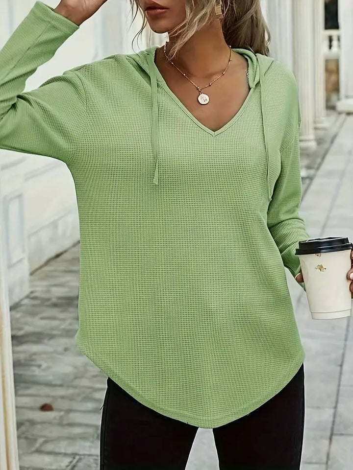 Calla Waffle Knit Hoodie