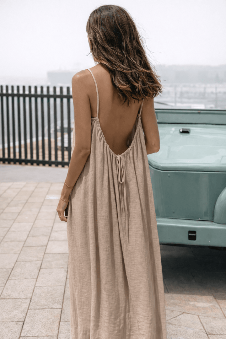 Noa | Backless Summer Maxi Dress