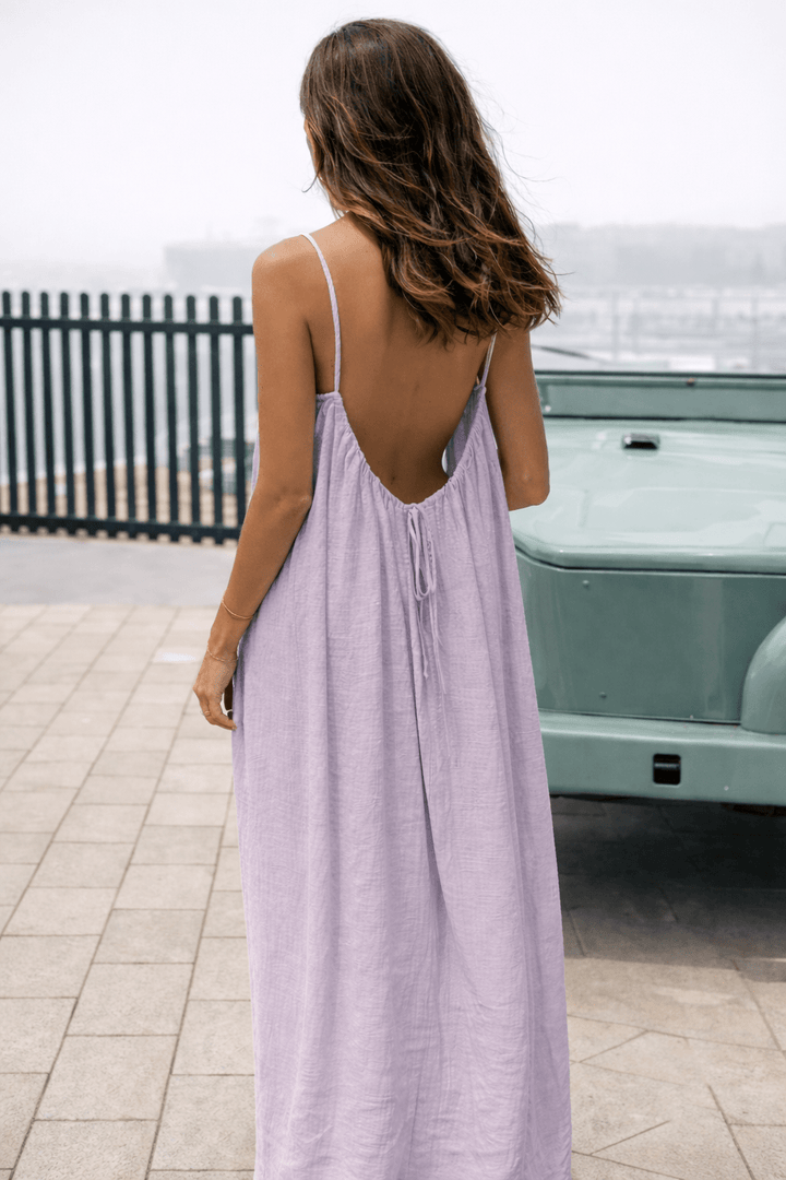 Noa | Backless Summer Maxi Dress