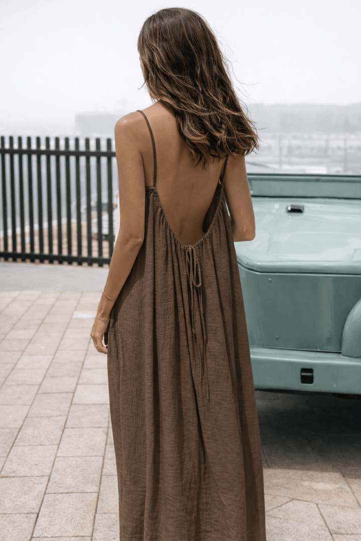Noa | Backless Summer Maxi Dress