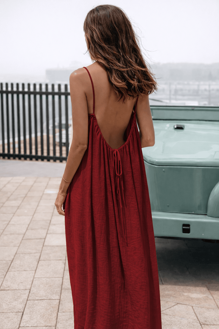 Noa | Backless Summer Maxi Dress