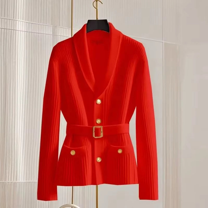 Holloway Knit Belted Blazer