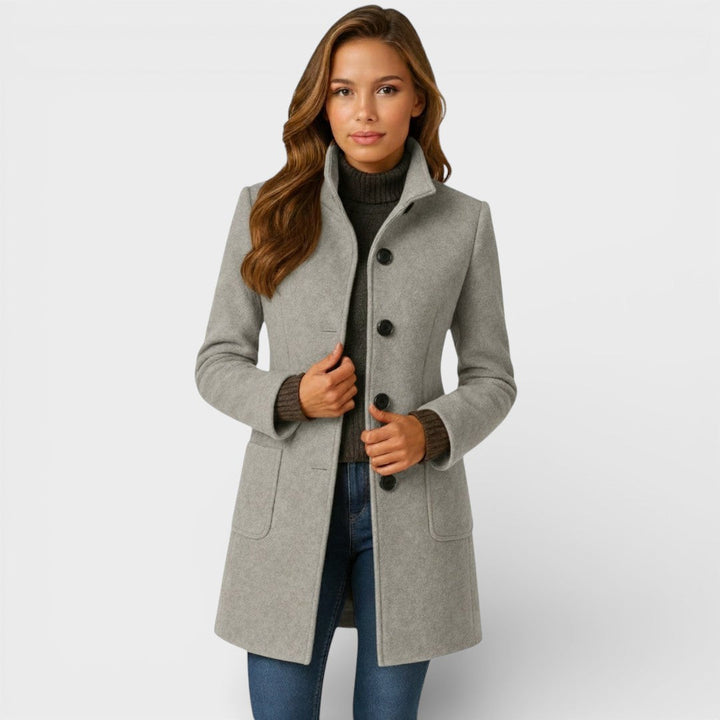 Rosa™ | High-Neck Coat