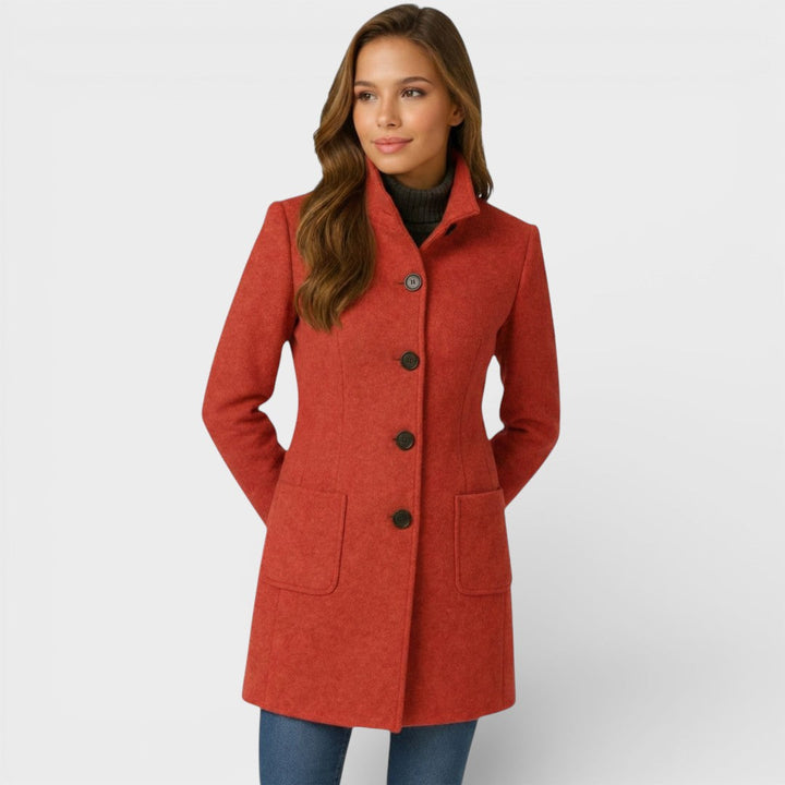 Rosa™ | High-Neck Coat