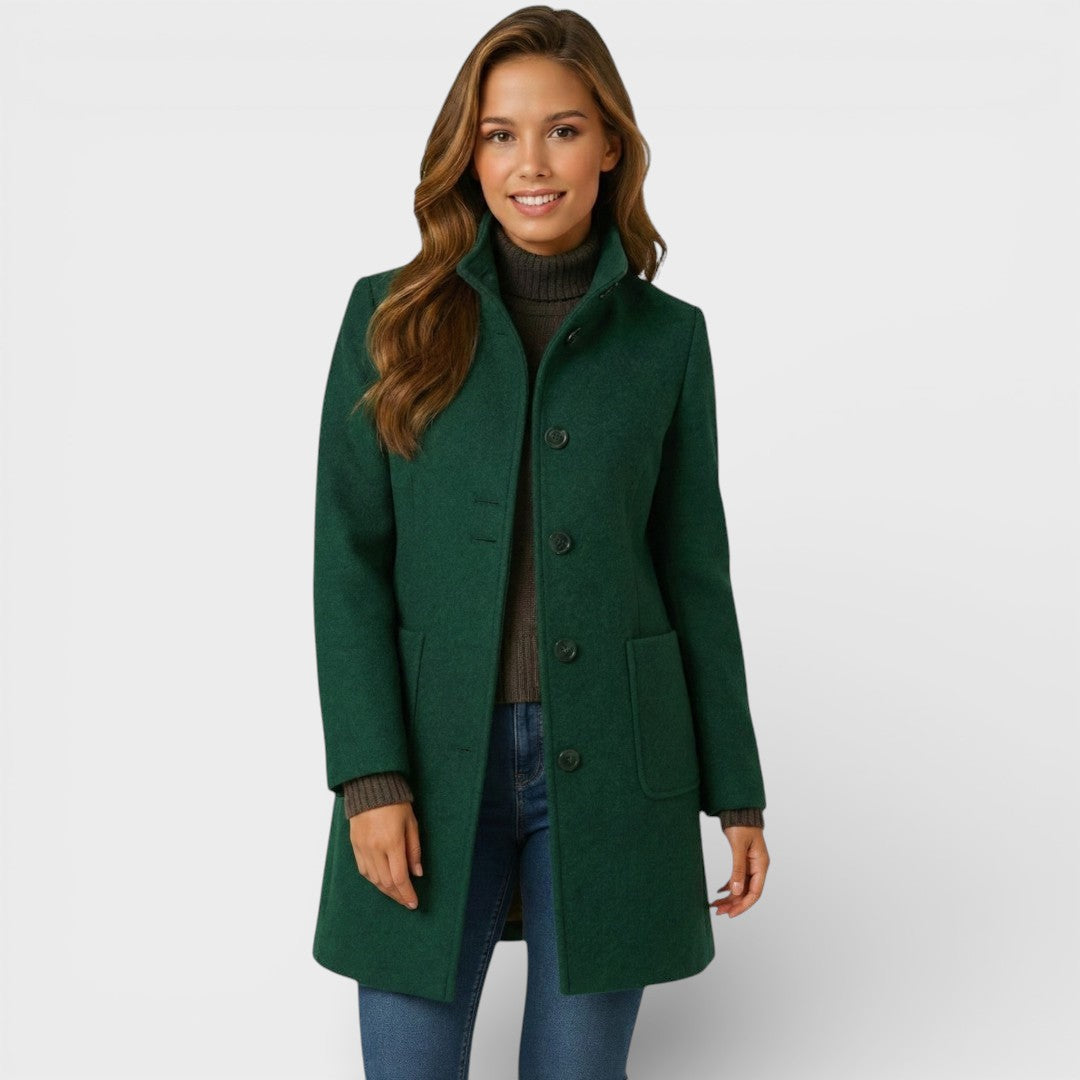 Rosa™ | High-Neck Coat