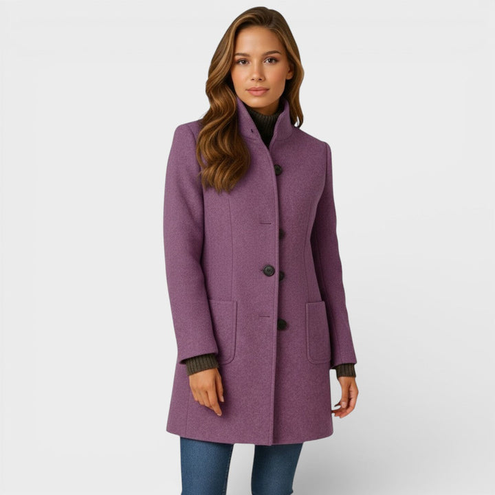 Rosa™ | High-Neck Coat