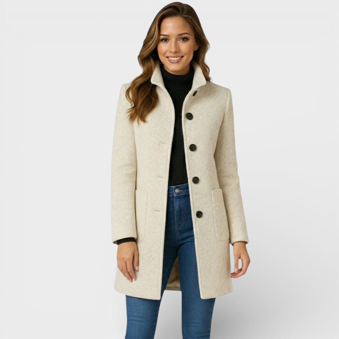 Rosa™ | High-Neck Coat