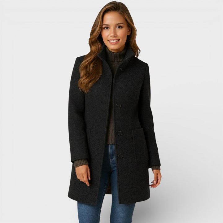 Rosa™ | High-Neck Coat