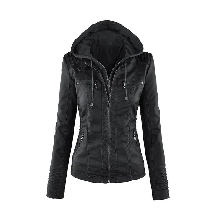 Flora™ | Faux Leather Jacket
