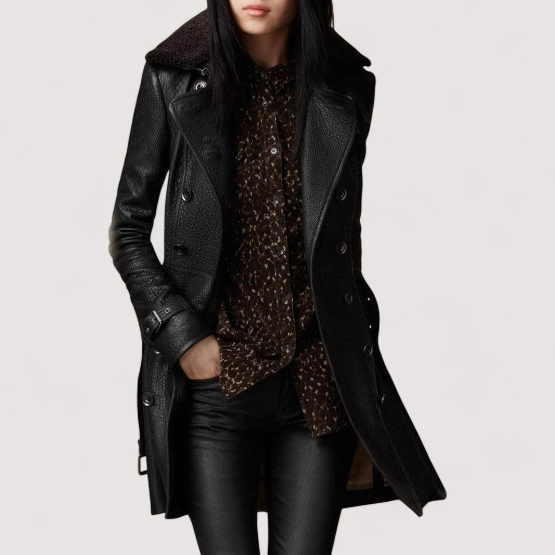 Catalina™ | Longline Leather Jacket