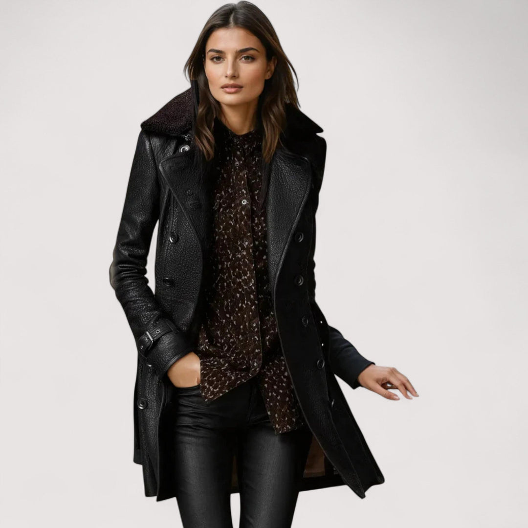 Catalina™ | Longline Leather Jacket