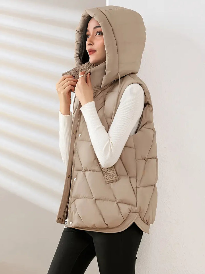 Aspen Hooded Puffer Vest