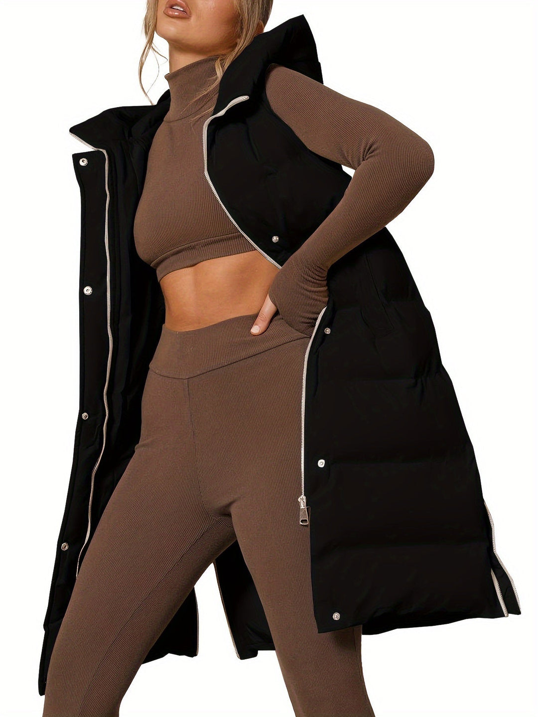 Avalon Hooded Longline Vest
