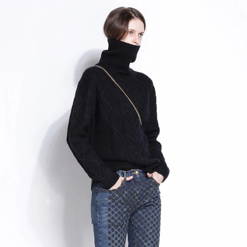Contrast Theory Merino Wool Sweater