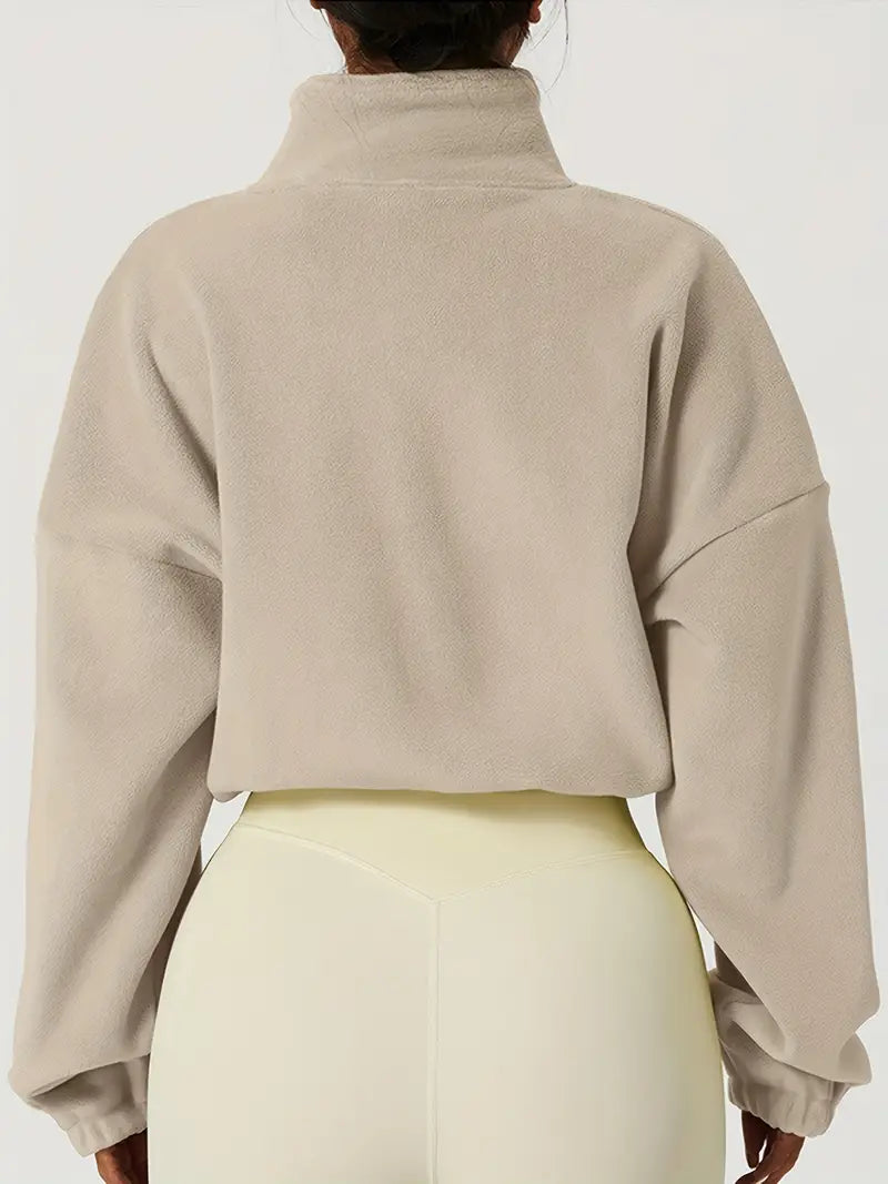 Forma Fleece Cropped Zip-Up