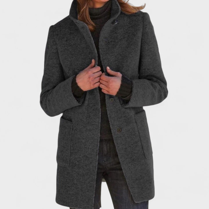 Salud™ | Buttoned Wool-Blend Coat