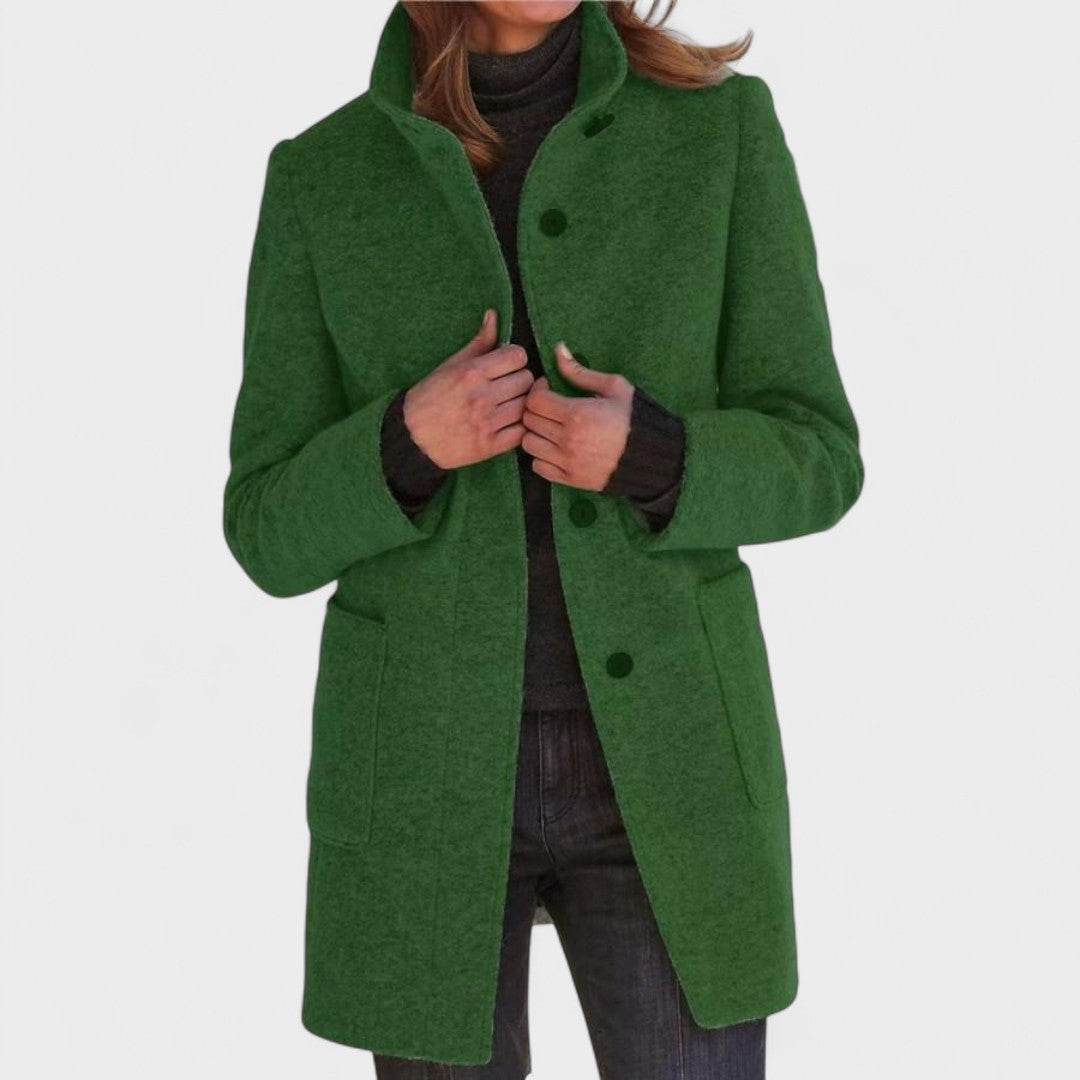 Salud™ | Buttoned Wool-Blend Coat