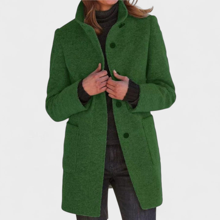 Salud™ | Buttoned Wool-Blend Coat