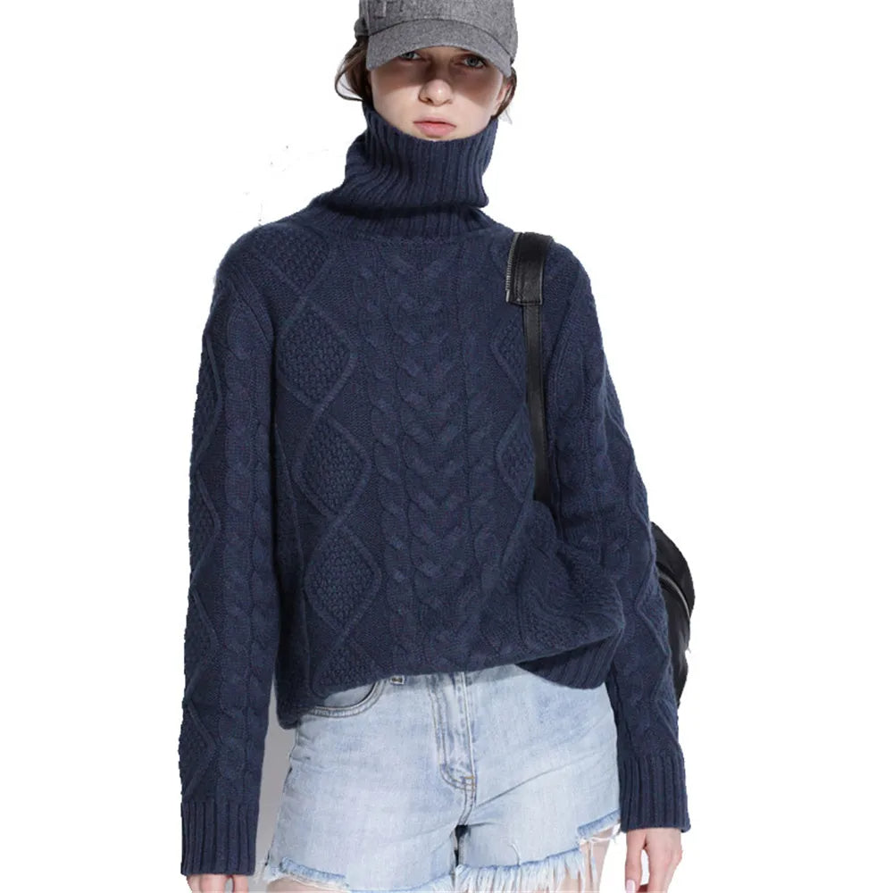 Contrast Theory Merino Wool Sweater