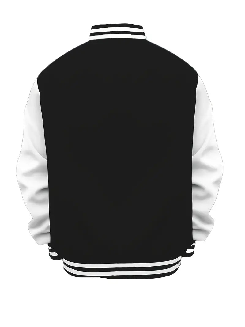 Men's College Style Baseball Jacket