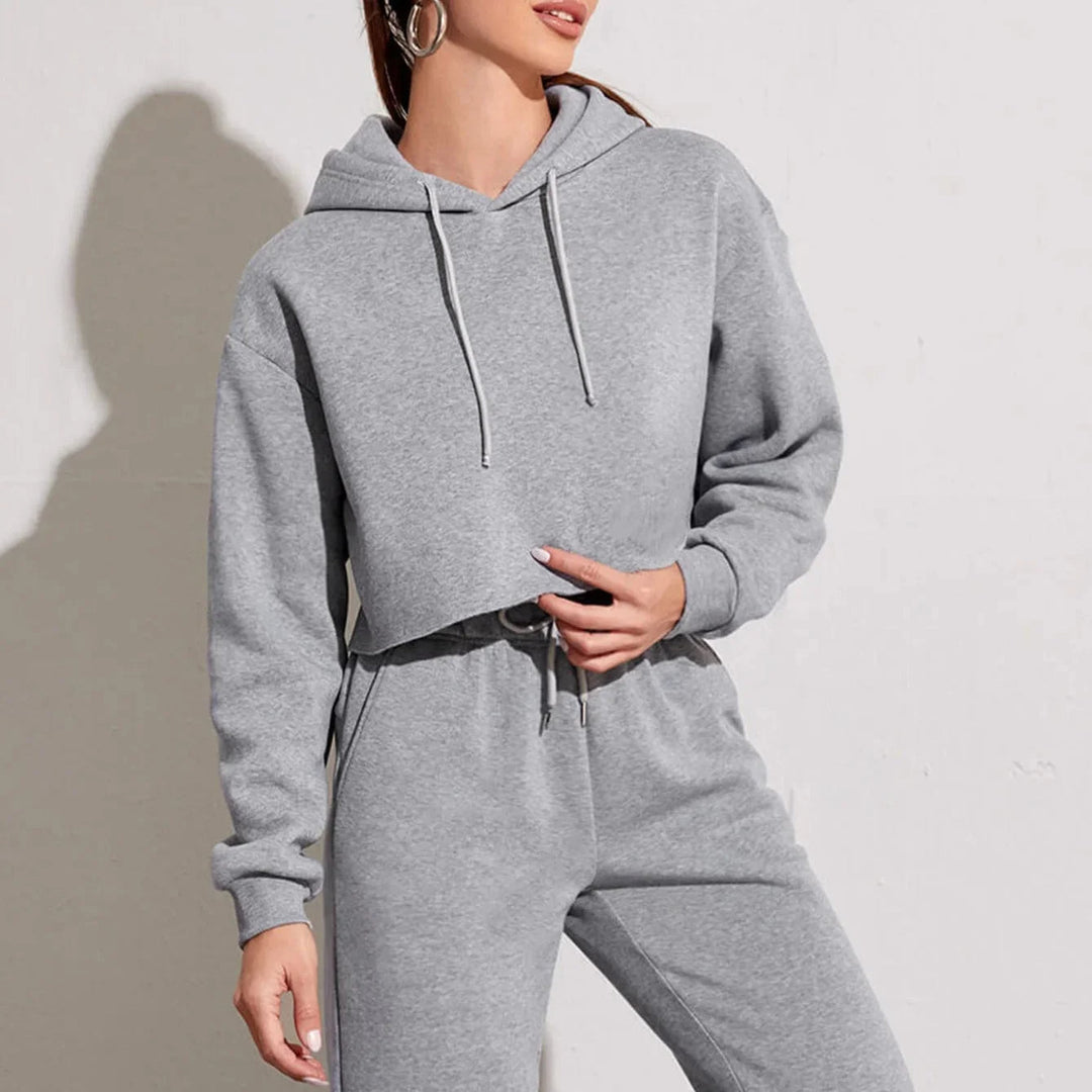 Lush Crop Fleece Pullover
