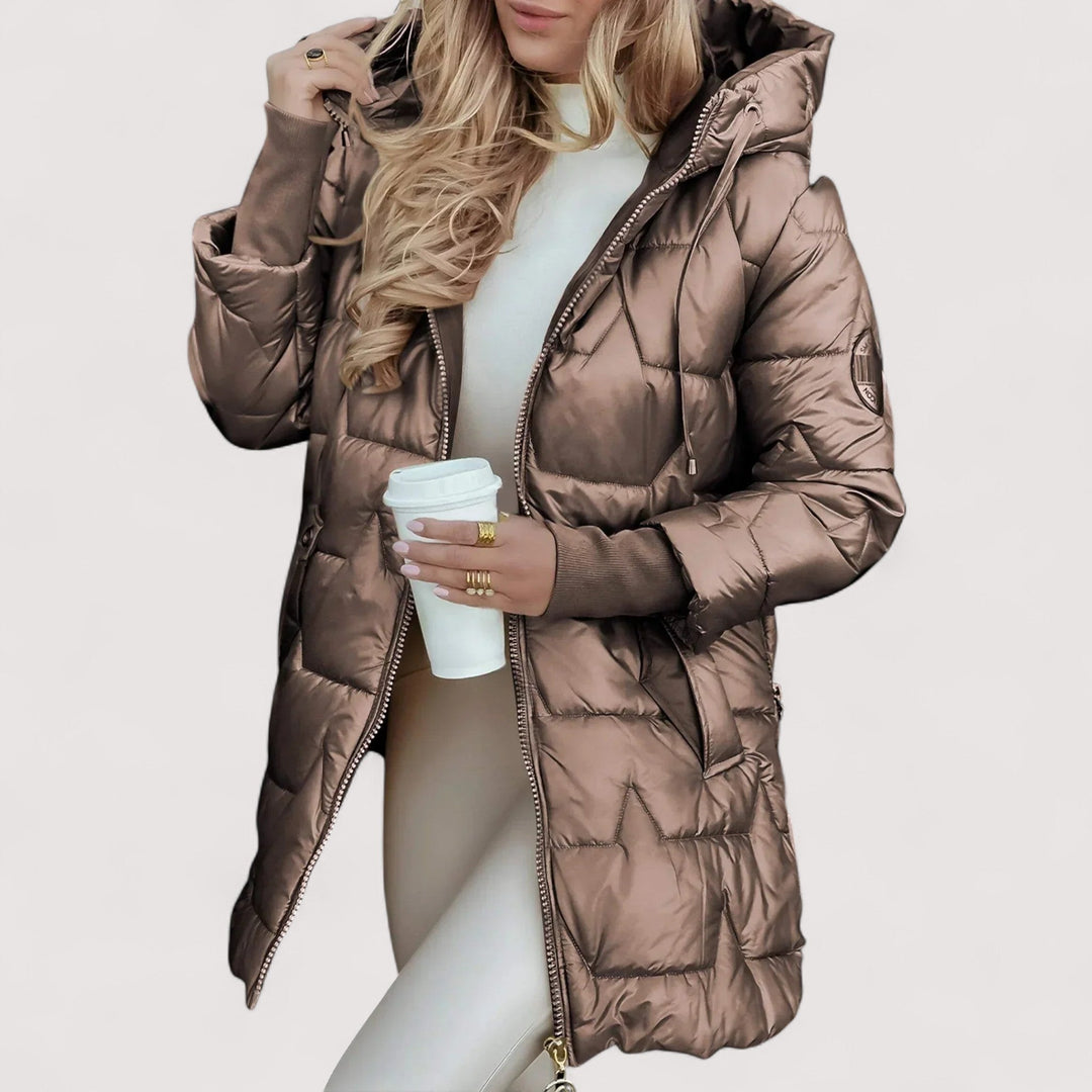 Olga™ | Quilted Hooded Jacket