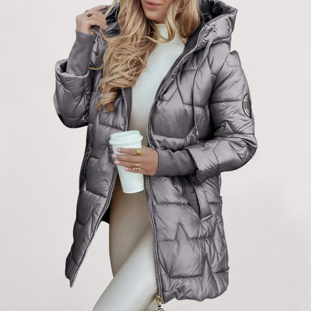 Olga™ | Quilted Hooded Jacket