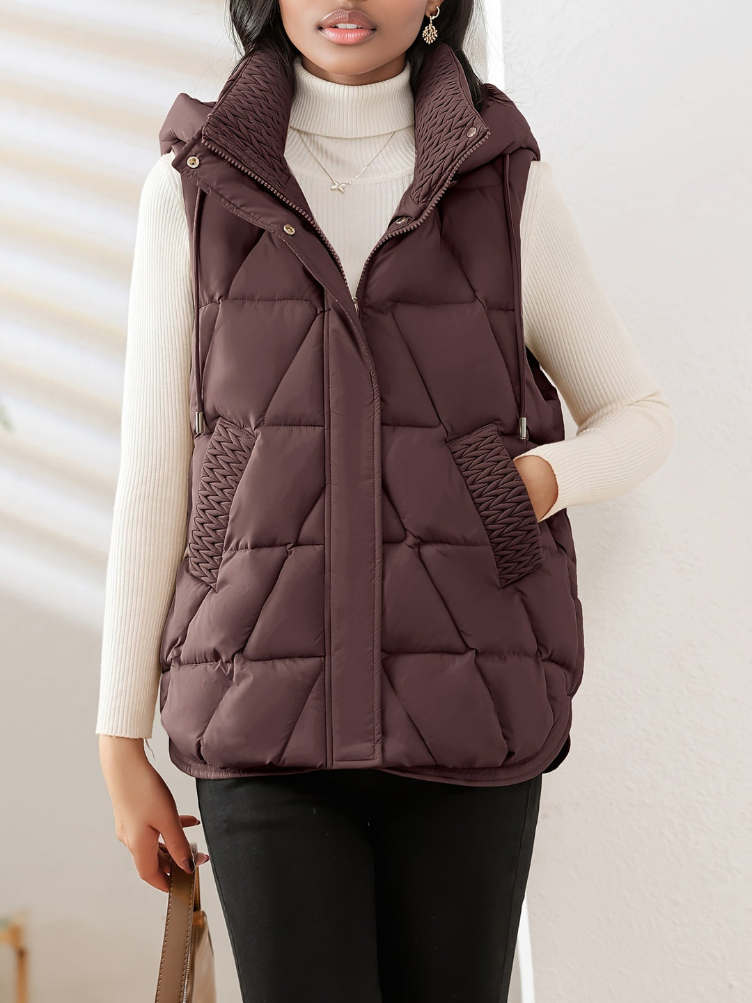 Aspen Hooded Puffer Vest