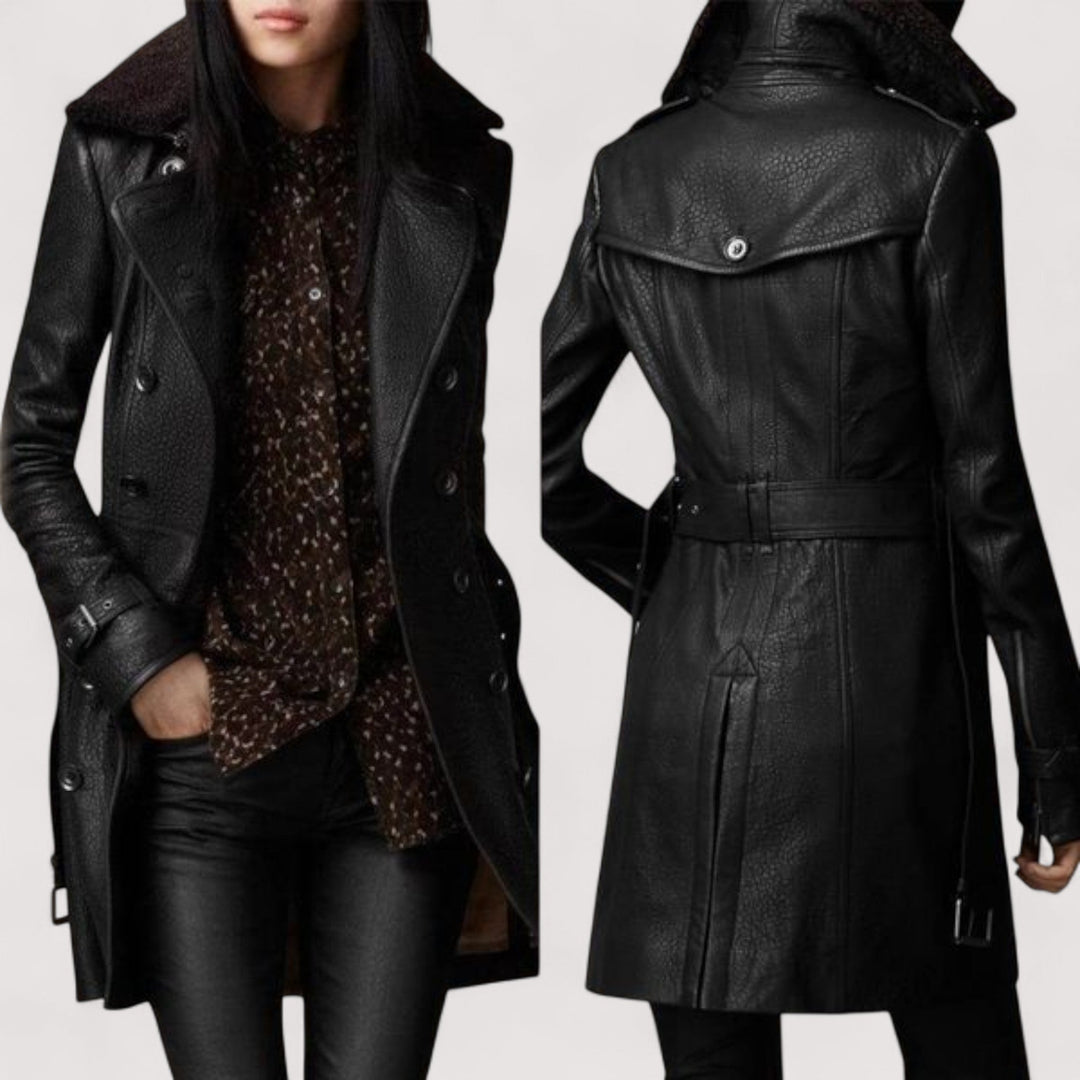 Catalina™ | Longline Leather Jacket