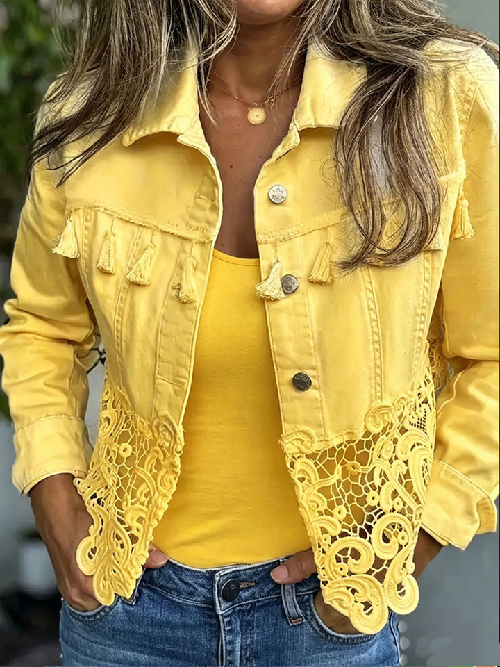 Brooklyn | Fringe & Lace Boho Jacket