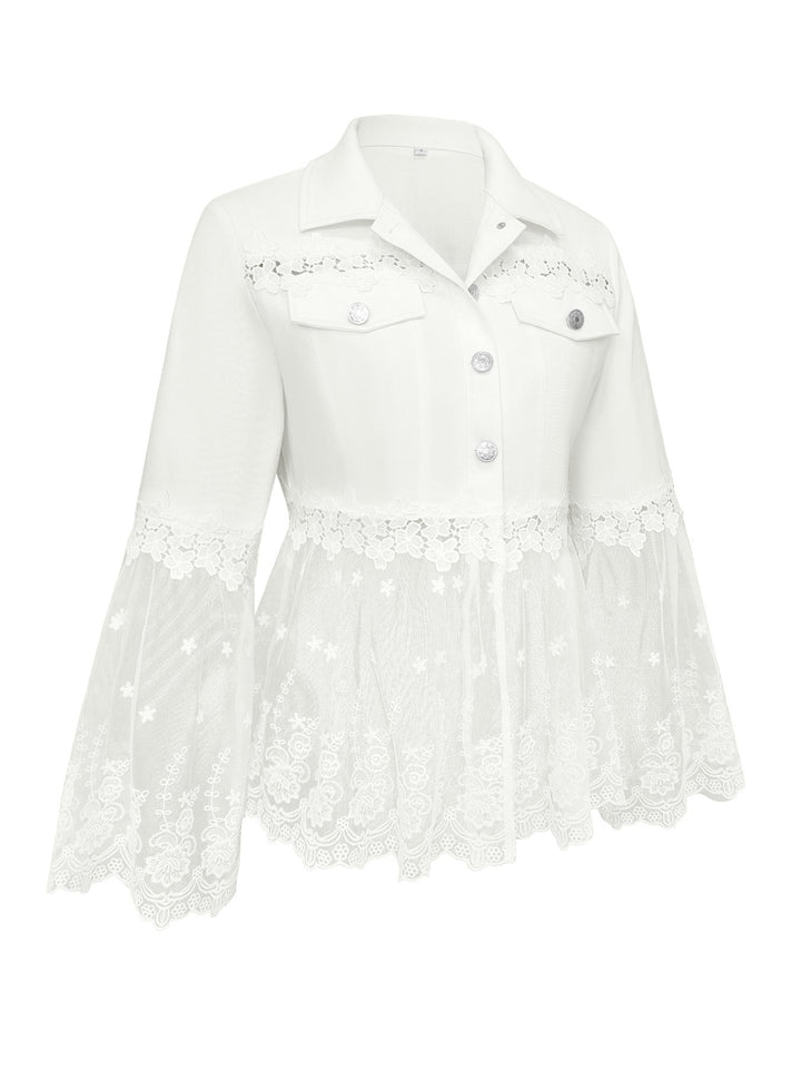 Addison | Lace Insert Jacket
