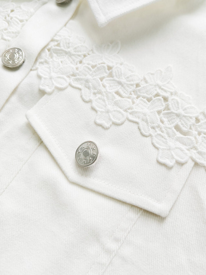 Addison | Lace Insert Jacket