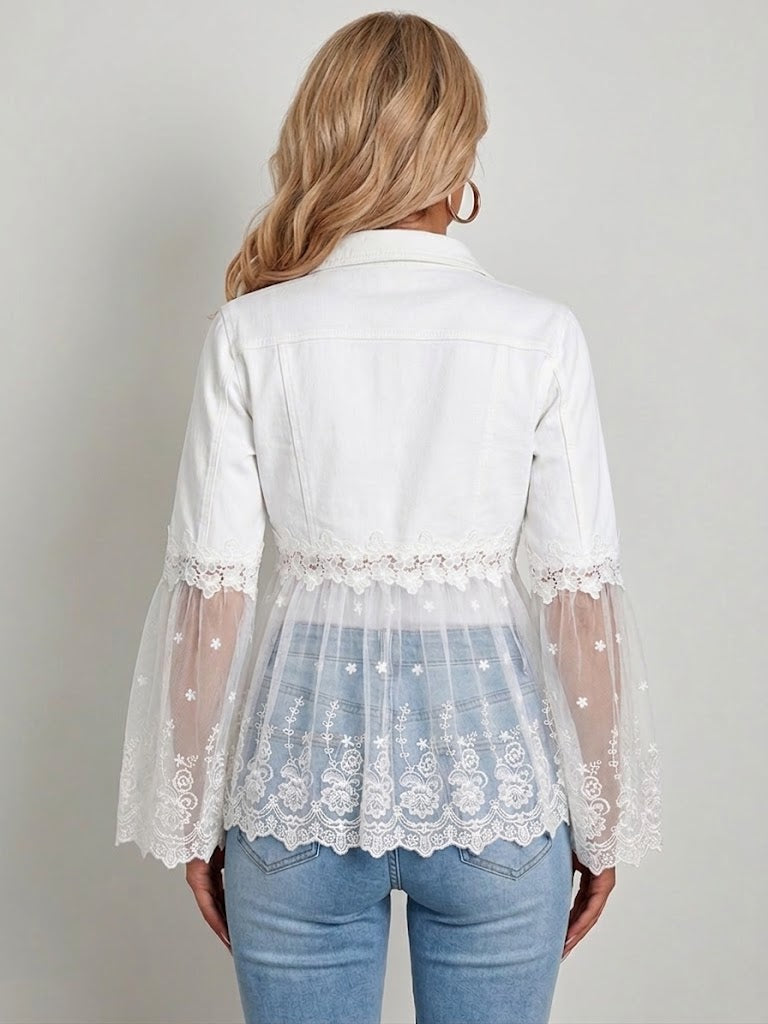 Addison | Lace Insert Jacket