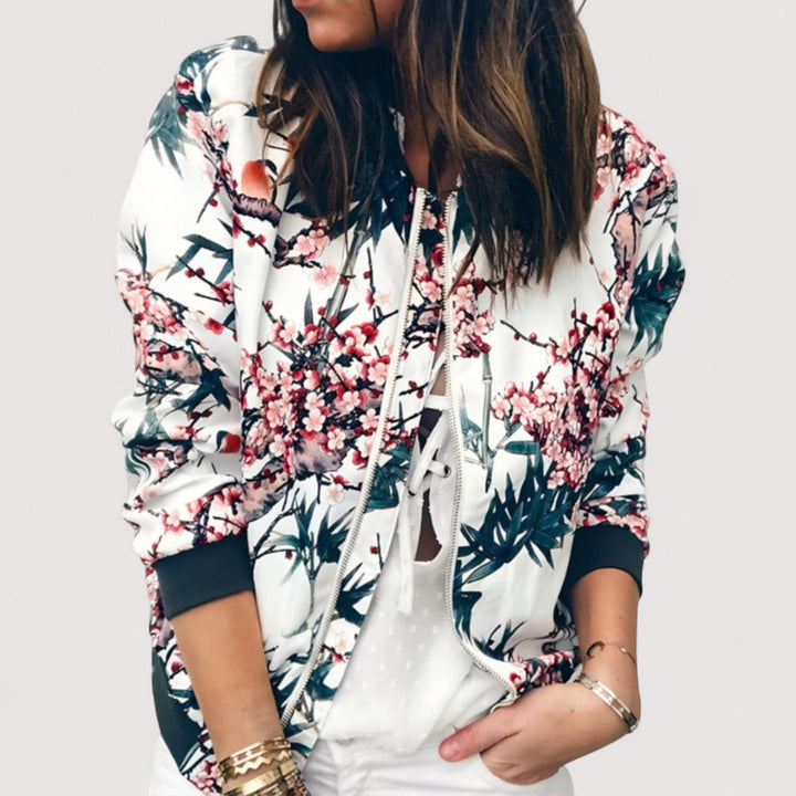 Margarita™ | Floral Print Bomber Jacket