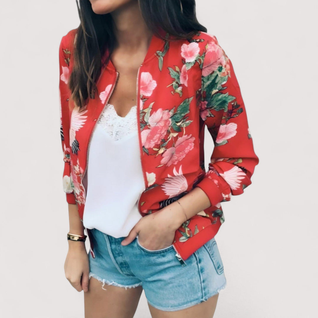 Margarita™ | Floral Print Bomber Jacket