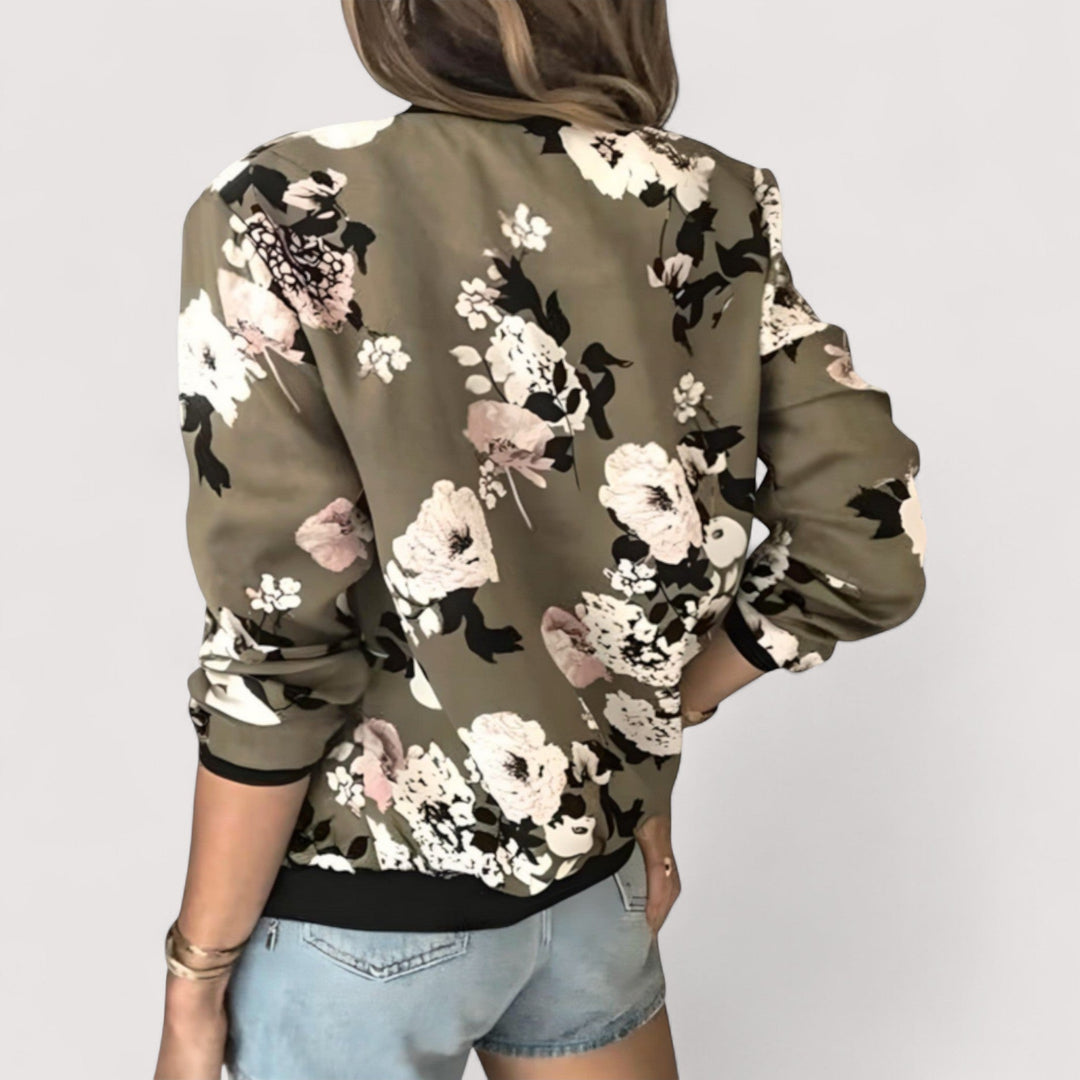 Margarita™ | Floral Print Bomber Jacket