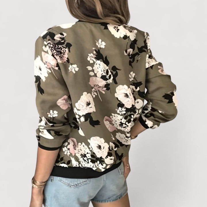 Margarita™ | Floral Print Bomber Jacket
