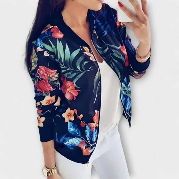 Margarita™ | Floral Print Bomber Jacket