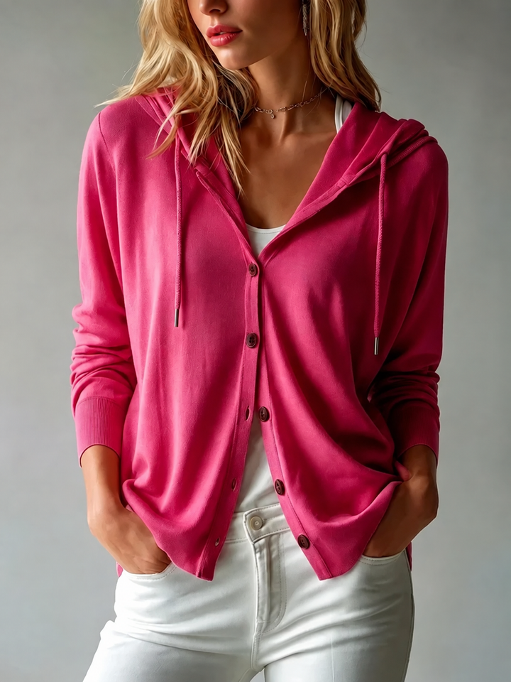 Weekend Button Hoodie